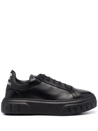 Casadei Off Road Sneakers In Black