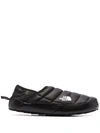 The North Face Thermoball Fleece-lined Quilted Recycled Ripstop Mules In 黑色