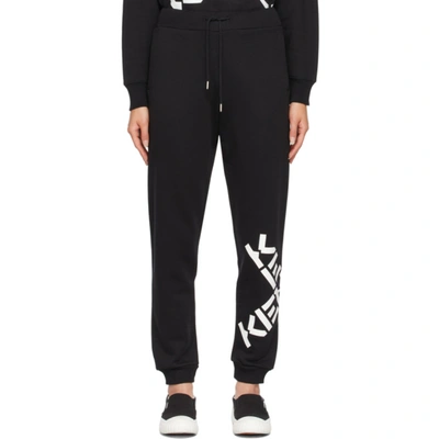 Kenzo Black Sport Big X Lounge Trousers