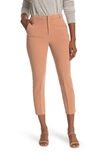 L'agence Ludivine Crease Front Crop Trousers In Tawny Brown