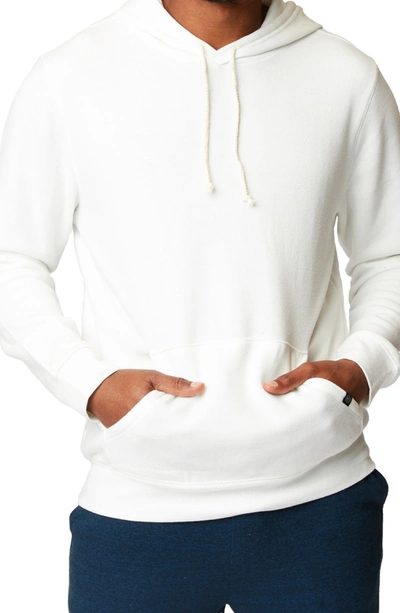 Threads 4 Thought Triblend Fleece Pullover Hoodie In White