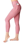 Sweaty Betty Power Pocket Workout Leggings In Pink Sb Move Print