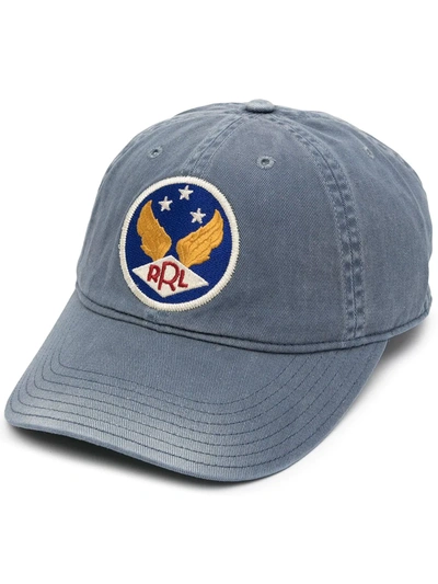 Polo Ralph Lauren Logo Patch Cotton Cap In Blue