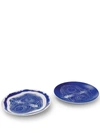 Cassina Tronc Set-of-two Decorative Plates In Weiss