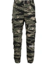 AAPE BY A BATHING APE CAMOUFLAGE-PRINT TROUSERS
