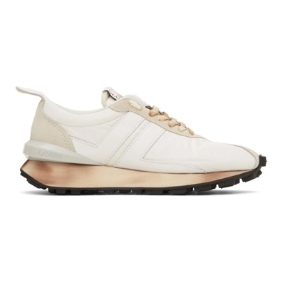 Lanvin White Nylon Bumpr Sneakers