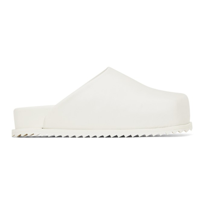 Yume Yume White Faux-leather Truck Loafers