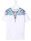 Marcelo Burlon County Of Milan White T-shirt For Boy With Iconic Wings In White