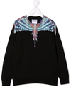 Marcelo Burlon County Of Milan Marcelo Burlon Boys Black Cotton Sweatshirt In Black
