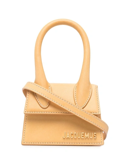 Jacquemus Le Ciquito Leather Mini Bag In Brown