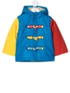 STELLA MCCARTNEY COLOUR-BLOCK HOODED COAT,17286200