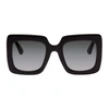 Gucci Black Square Oversized Sunglasses