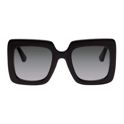 Gucci Black Square Oversized Sunglasses