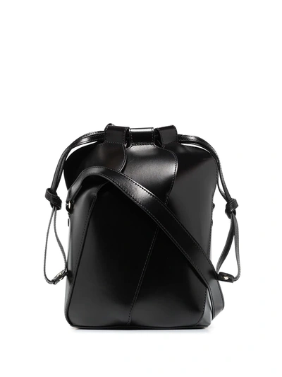 Chloé Black Leather Small Tulip Bucket Bag Nd Chloe Donna Tu In Schwarz
