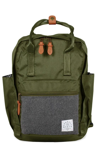 Product Of The North Babies' Elkin Sustainable Diaper Backpack In Olive