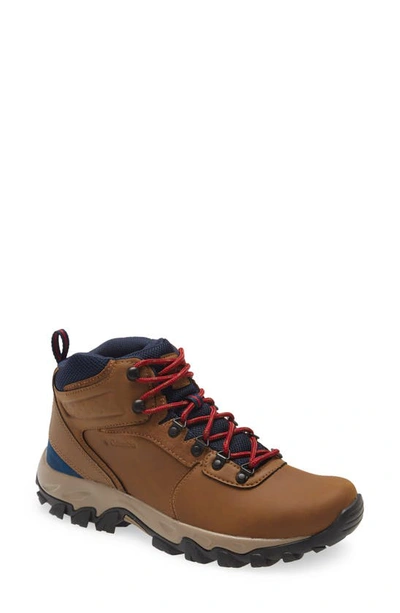 Columbia Newton Ridge™ Plus Ii Waterproof Hiking Boot In Brown Red