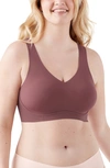 True & Co. True Body Lift V-neck Soft Form Band Bra In Wild Ginger