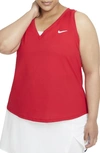 Nike Court Victory Women's Tennis Tank In University Red,university Red,university Red,white