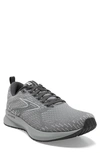 Brooks Levitate 5 Running Shoe In Grey/oyster/blackened Pearl