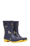 Joules Print Molly Welly Rain Boot In Raindogs
