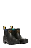 Joules Wellibob Short Rain Boot In True Black