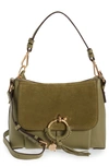 See By Chloé Joan Medium Leather Shoulder Bag In Aloe Green