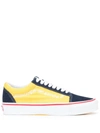 Vans Blue & Yellow Bedwin & The Heartbreakers Edition Og Old Skool Lx Sneakers In Multicolour