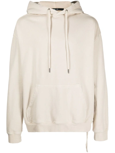 Ksubi 4 X 4 Kross Biggie Oversized Cotton Hoodie In Neutrals