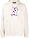 Stella Mccartney Off-white Tom Tosseyn Edition Graphic Logo Hoodie In Neutrals