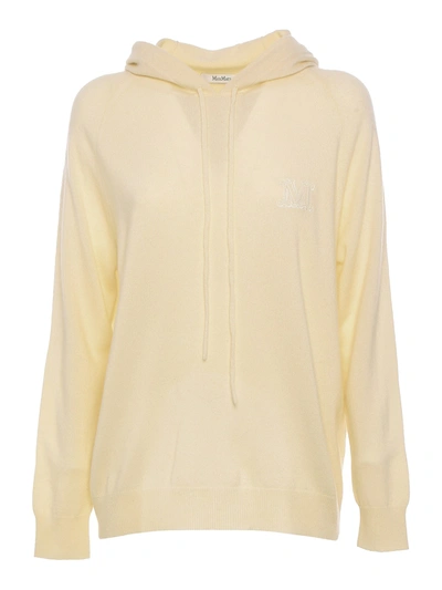 Max Mara Caden Hooded Jumper In White