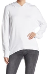 Go Couture Asymmetric Dolman Sweatshirt In White Dye 1