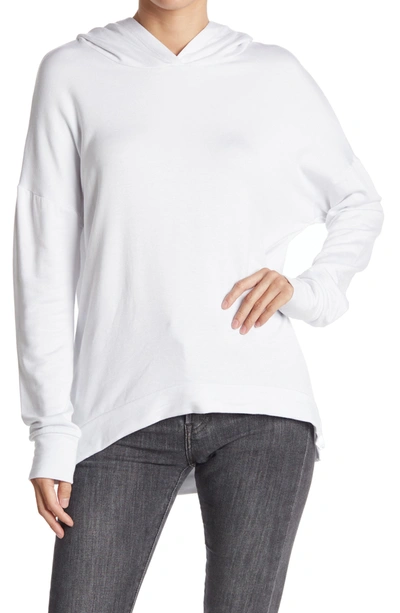 Go Couture Asymmetric Dolman Sweatshirt In White Dye 1