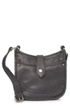 Frye Madison North South Leather Mini Crossbody Bag In Carbon