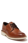 Cole Haan Goto Leather Plain Toe Derby In British Tan