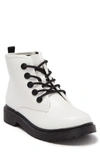Steve Madden Kids' Shortie Lace-up Bootie In White