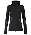 Adidas By Stella Mccartney Womens Black Truepurpose Midlayer Stretch Recycled-polyester Top Xs In Black