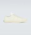 Tom Ford Off-white Nylon Cambridge Low-top Sneakers In White Beige Ivory