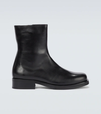 OUR LEGACY CAMION LEATHER CHELSEA BOOTS,P00604005