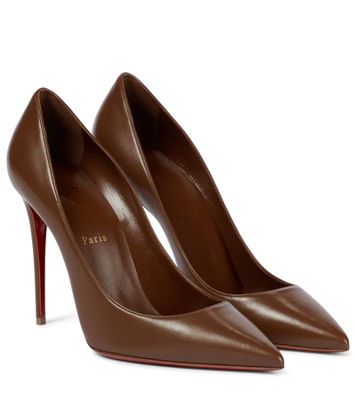 CHRISTIAN LOUBOUTIN KATE 100 LEATHER PUMPS,P00606981