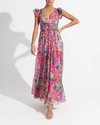 PATBO GABI V-NECK MAXI DRESS,VEL18621US