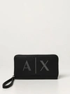 ARMANI COLLEZIONI WALLET ARMANI EXCHANGE WALLET IN SYNTHETIC LEATHER,948068 CC530 00020