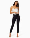 Ramy Brook Velveteen Helena Flare Leg Skinny Pants In Black
