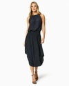 Ramy Brook Audrey Smocked Midi Dress In Black