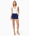 Ramy Brook Asher Cotton Blend Shorts In Spring Navy