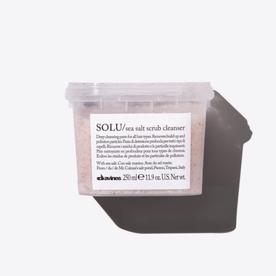Davines Solu Sea Salt Scrub Cleanser Essential Haircare
