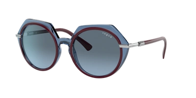 Vogue Eyewear Woman Sunglasses Vo5384sb In Light Blue Gradient Grey
