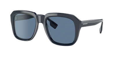 Burberry Man Sunglasses Be4350 Astley In Dark Blue
