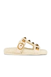 VALENTINO GARAVANI ROMAN STUD SLIDES,VENT-WZ535