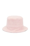 MIU MIU TERRYCLOTH BUCKET HAT,MIUF-WA40