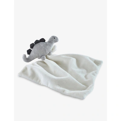 The Little White Company Grey Dinky Dinosaur Woven Comforter 1 Size